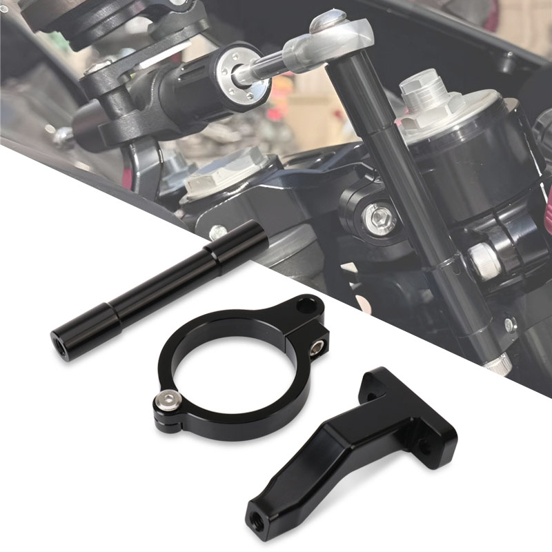 Steering Damper Stabilizer Kit Cnc - Motorfiets Accessoires CNC Verstelbare Stuurdemper Stabilizer