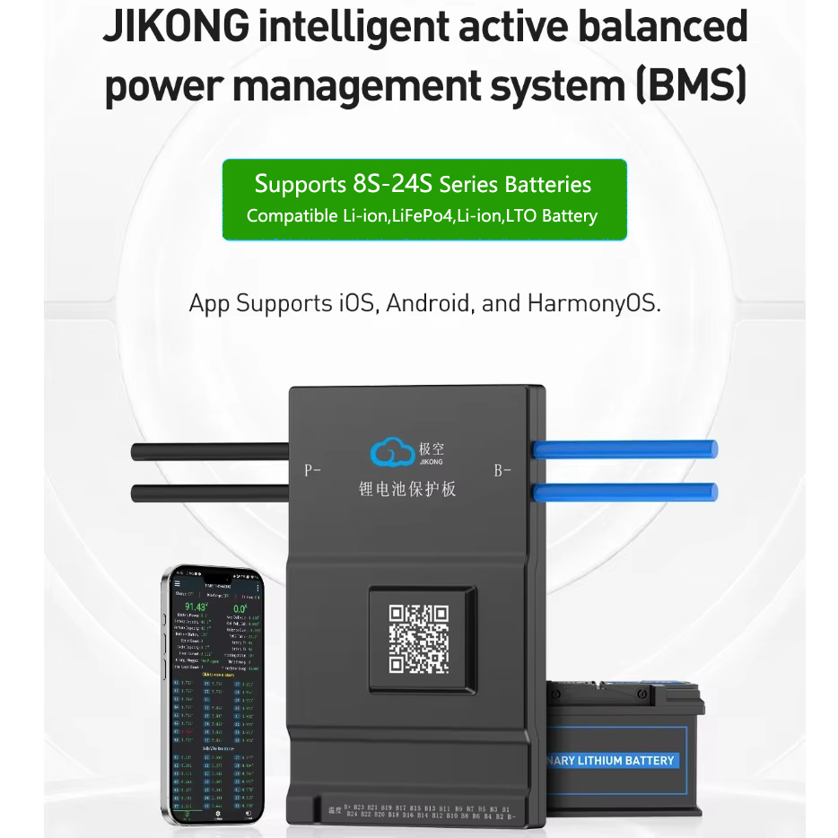 JK BMS Actieve Balancer 150A 1 - Smart Bms 20S 72V 150A Bluetooth recensie en prijs